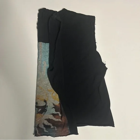 Vintage Sublime Sun Cut-Off Sleeveless Cropped Graphic Band Tee Black Size S - Picture 4 of 5